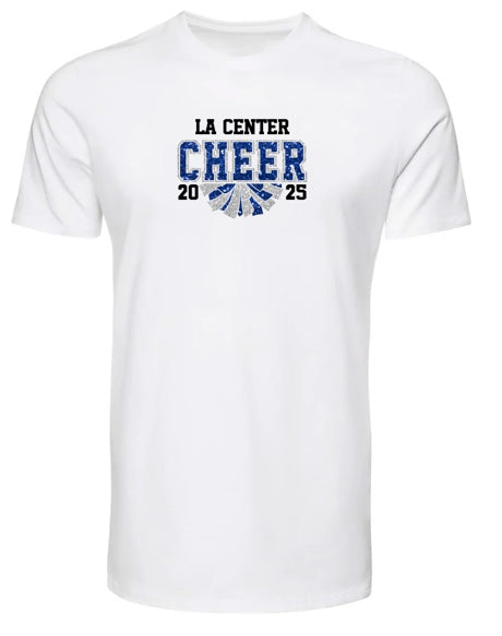 Adult LC Cheer White T shirt