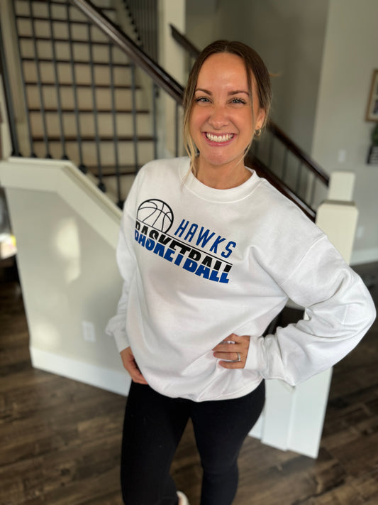Hawks Basketball Crewneck