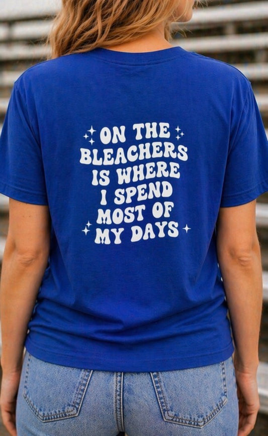 On the Bleachers Graphic Tee- Game Day shirt